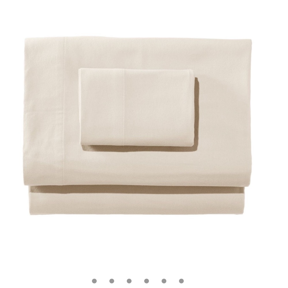 LLBEAN KING SIZE  FLANNEL SHEETS